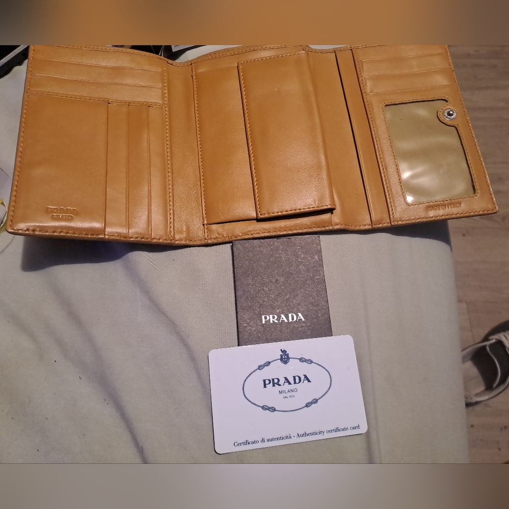 Prada Authentic Leather Wallet